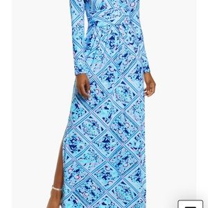 SMALL Lilly Pulitzer . EUC. Nichola Long Sleeve Maxi dress.